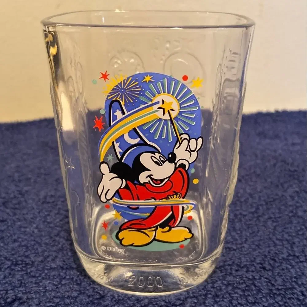 Vintage Disney World McDonald's Millennium Year 2000 Collector Glasses